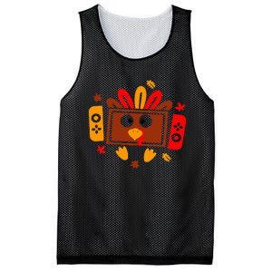 Video Games Thanksgiving Turkey Gamer Gaming Mesh Reversible Basketball Jersey Tank