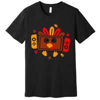 Video Games Thanksgiving Turkey Gamer Gaming Premium T-Shirt