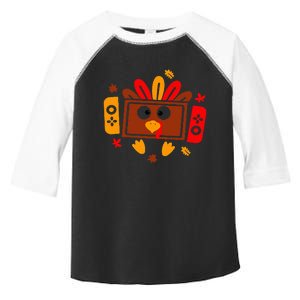 Video Games Thanksgiving Turkey Gamer Gaming Toddler Fine Jersey T-Shirt