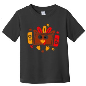 Video Games Thanksgiving Turkey Gamer Gaming Toddler T-Shirt