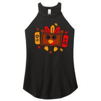 Video Games Thanksgiving Turkey Gamer Gaming Women's Perfect Tri Rocker Tank