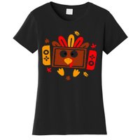 Video Games Thanksgiving Turkey Gamer Gaming Women's T-Shirt