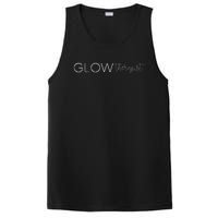 Vintage Glow Therapist Skincare Lover Skin Esthetician PosiCharge Competitor Tank