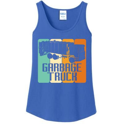 Vintage Garbage Truck Driver Trash Trucker Meaningful Gift Ladies Essential Tank