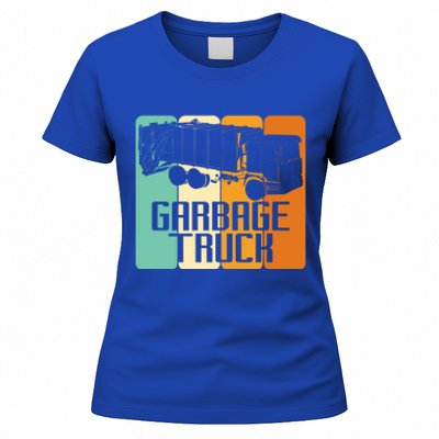 Vintage Garbage Truck Driver Trash Trucker Meaningful Gift Women's T-Shirt