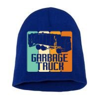 Vintage Garbage Truck Driver Trash Trucker Meaningful Gift Short Acrylic Beanie