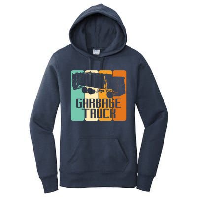 Vintage Garbage Truck Driver Trash Trucker Meaningful Gift Women's Pullover Hoodie