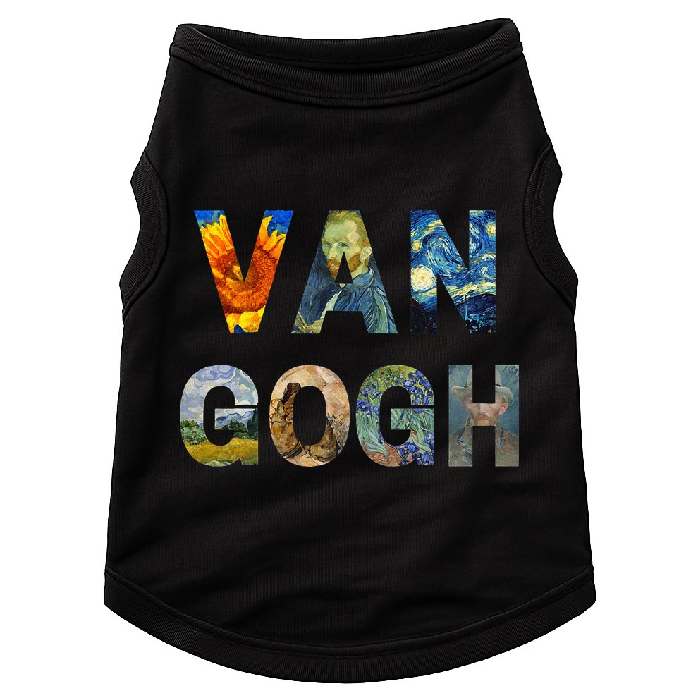 Van Gogh Tribute To Vincent Van Gogh Doggie Tank