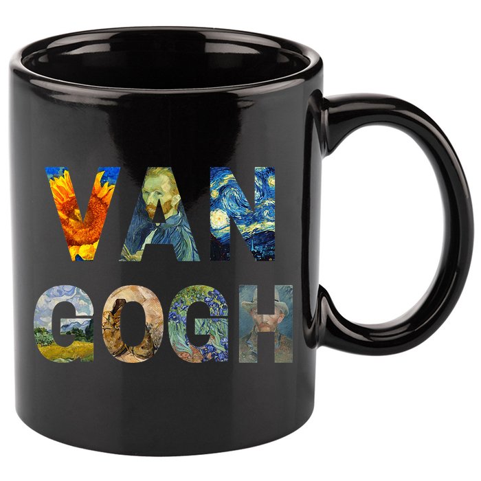 Van Gogh Tribute To Vincent Van Gogh 11oz C Handle Ceramic Mug