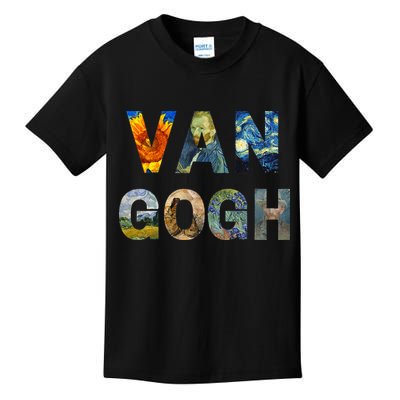Van Gogh Tribute To Vincent Van Gogh Kids T-Shirt