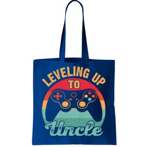 Video Gamer Uncle Lover Leveling Up To Uncle Gift Tote Bag