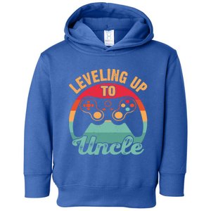 Video Gamer Uncle Lover Leveling Up To Uncle Gift Toddler Hoodie