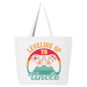 Video Gamer Uncle Lover Leveling Up To Uncle Gift 25L Jumbo Tote