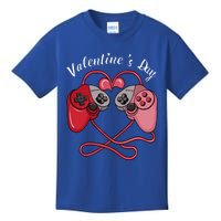 Video Gamer Valentines Day With Controllers Heart Great Gift Kids T-Shirt