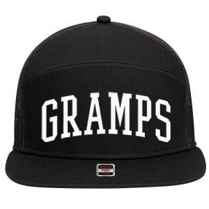 Varsity Gramps 7 Panel Mesh Trucker Snapback Hat