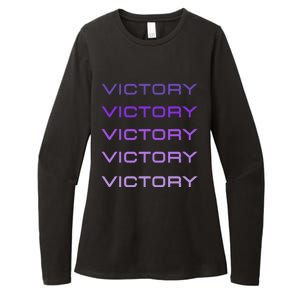 Victory Gift Womens CVC Long Sleeve Shirt