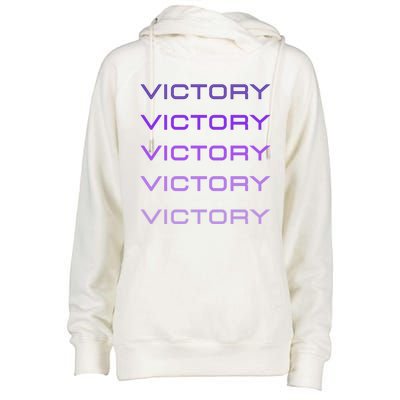 Victory Gift Womens Funnel Neck Pullover Hood