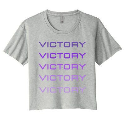 Victory Gift Women's Crop Top Tee