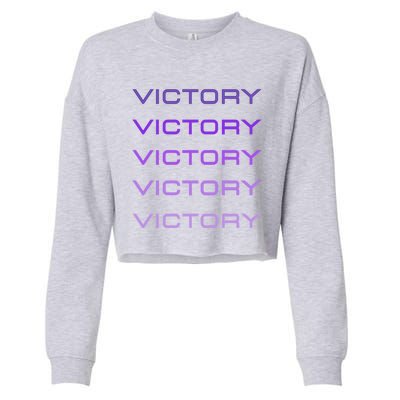 Victory Gift Cropped Pullover Crew