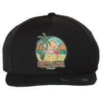 Vintage Good Vacation Endless Summer Tropical Paradise Wool Snapback Cap
