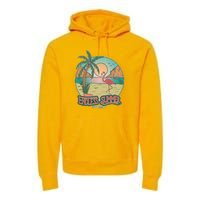 Vintage Good Vacation Endless Summer Tropical Paradise Premium Hoodie