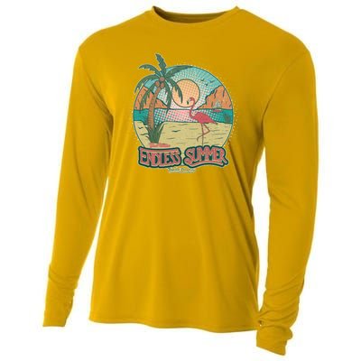 Vintage Good Vacation Endless Summer Tropical Paradise Cooling Performance Long Sleeve Crew