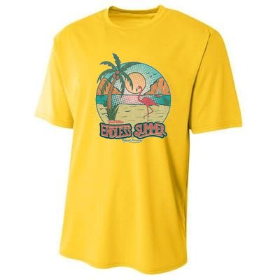 Vintage Good Vacation Endless Summer Tropical Paradise Performance Sprint T-Shirt