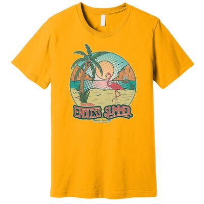 Vintage Good Vacation Endless Summer Tropical Paradise Premium T-Shirt