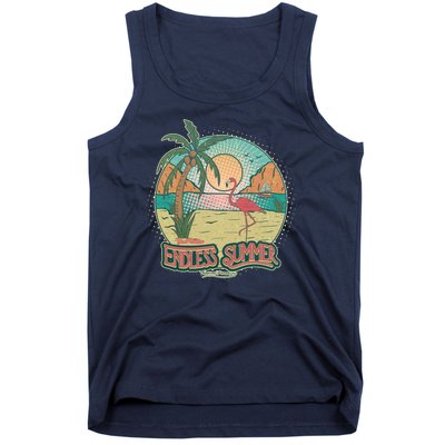 Vintage Good Vacation Endless Summer Tropical Paradise Tank Top