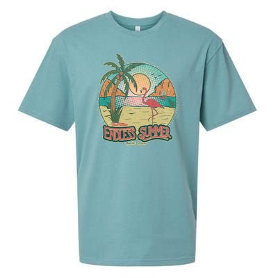 Vintage Good Vacation Endless Summer Tropical Paradise Sueded Cloud Jersey T-Shirt