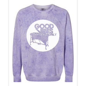 Vibraphone Good Vibes Only Vibraphonist & Marimba Player  Colorblast Crewneck Sweatshirt