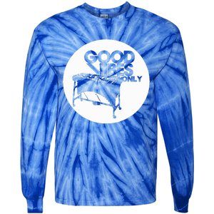 Vibraphone Good Vibes Only Vibraphonist & Marimba Player  Tie-Dye Long Sleeve Shirt