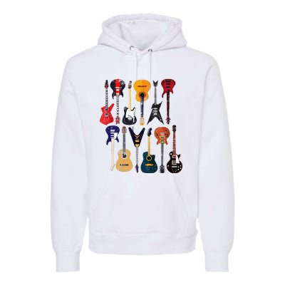 Vintage Guitar Premium Hoodie