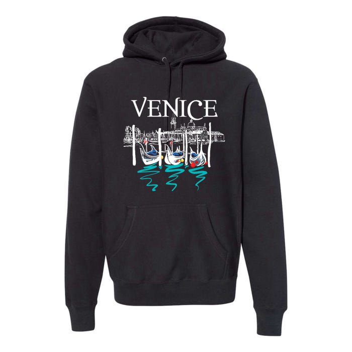 Venice Gondola | Venetian Canals | Italian City Premium Hoodie