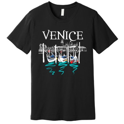 Venice Gondola | Venetian Canals | Italian City Premium T-Shirt