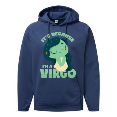 Virgo Gift Performance Fleece Hoodie