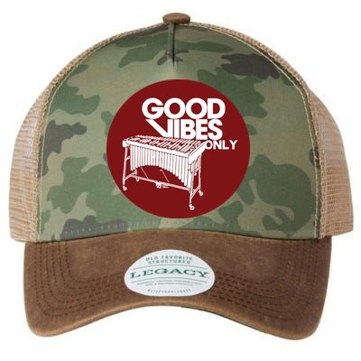 Vibraphone Good Vibes Only Vibraphonist Marimba Player Legacy Tie Dye Trucker Hat