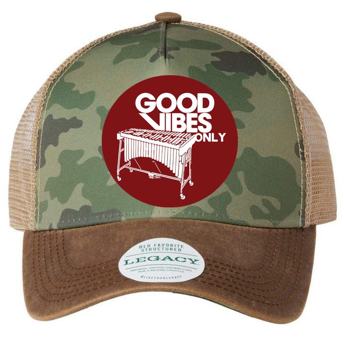 Vibraphone Good Vibes Only Vibraphonist Marimba Player Legacy Tie Dye Trucker Hat