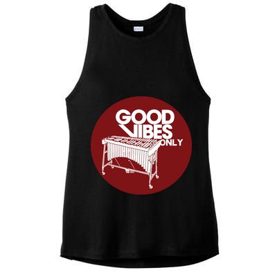 Vibraphone Good Vibes Only Vibraphonist Marimba Player Ladies PosiCharge Tri-Blend Wicking Tank