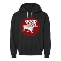 Vibraphone Good Vibes Only Vibraphonist Marimba Player Garment-Dyed Fleece Hoodie