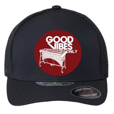 Vibraphone Good Vibes Only Vibraphonist Marimba Player Flexfit Unipanel Trucker Cap