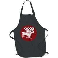 Vibraphone Good Vibes Only Vibraphonist Marimba Player Full-Length Apron With Pockets