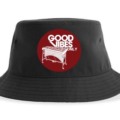 Vibraphone Good Vibes Only Vibraphonist Marimba Player Sustainable Bucket Hat