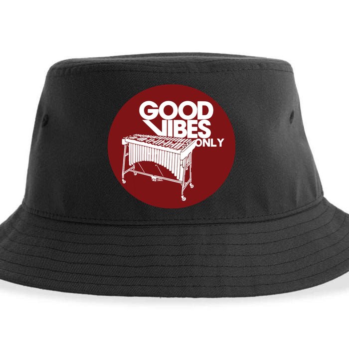 Vibraphone Good Vibes Only Vibraphonist Marimba Player Sustainable Bucket Hat