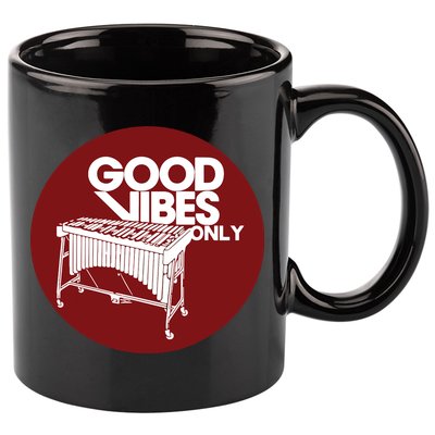 Vibraphone Good Vibes Only Vibraphonist Marimba Player 11oz C Handle Ceramic Mug