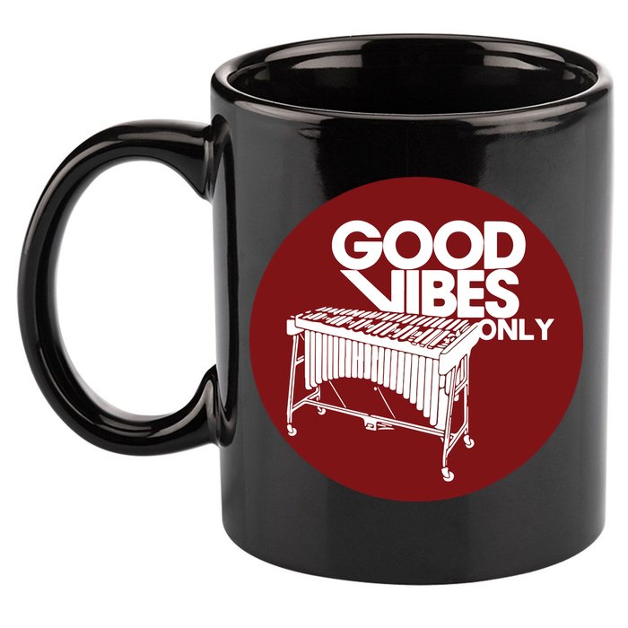 Vibraphone Good Vibes Only Vibraphonist Marimba Player 11oz C Handle Ceramic Mug