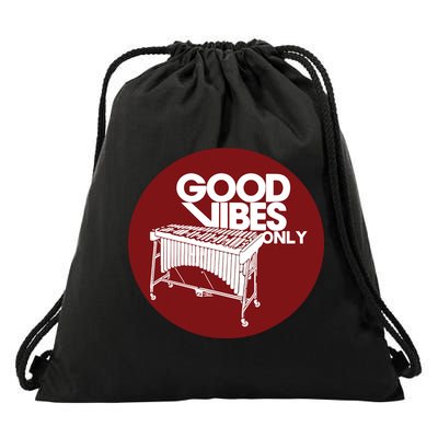 Vibraphone Good Vibes Only Vibraphonist Marimba Player Drawstring Bag