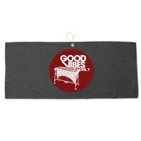 Vibraphone Good Vibes Only Vibraphonist Marimba Player Large Microfiber Waffle Golf Towel