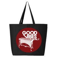 Vibraphone Good Vibes Only Vibraphonist Marimba Player 25L Jumbo Tote