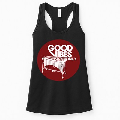 Vibraphone Good Vibes Only Vibraphonist Marimba Player Womens Tank Top